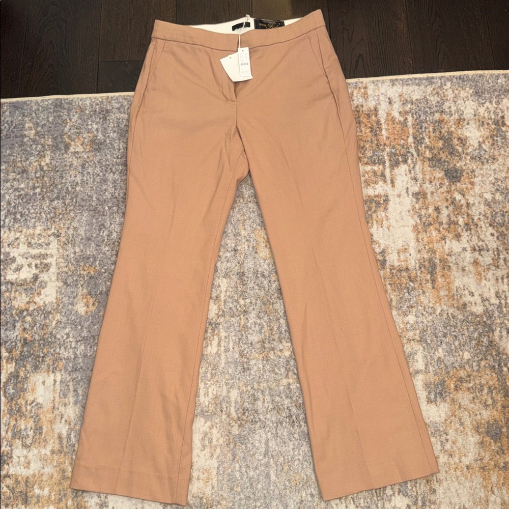 NWT - J.Crew Willa full-length flare pant in Italian city wool blend - Size 14